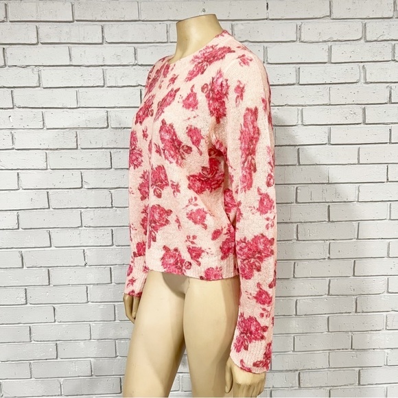 J.Crew Women’s Brushed Wool Rose Garden Crewneck Sweater - Picture 4 of 10